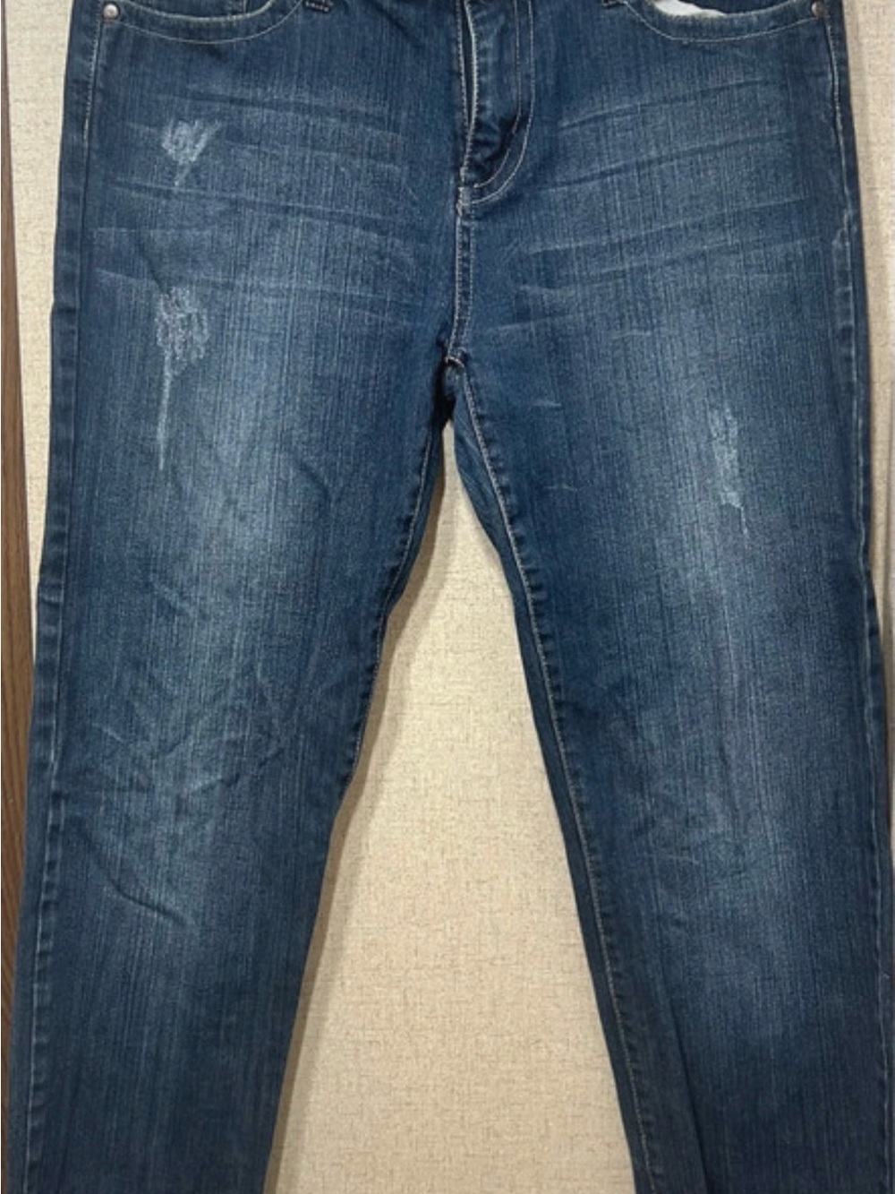 Slim Stretch Skinny Jeans in Dark Blue
